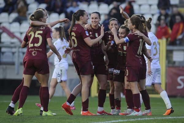 Roma Femminile, formazioni ufficiali Roma-Sassuolo