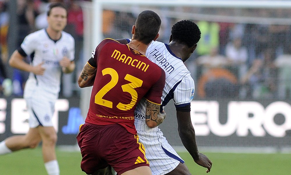 Roma-Inter, omaggio a Mancini: “Onore a Gianluca”